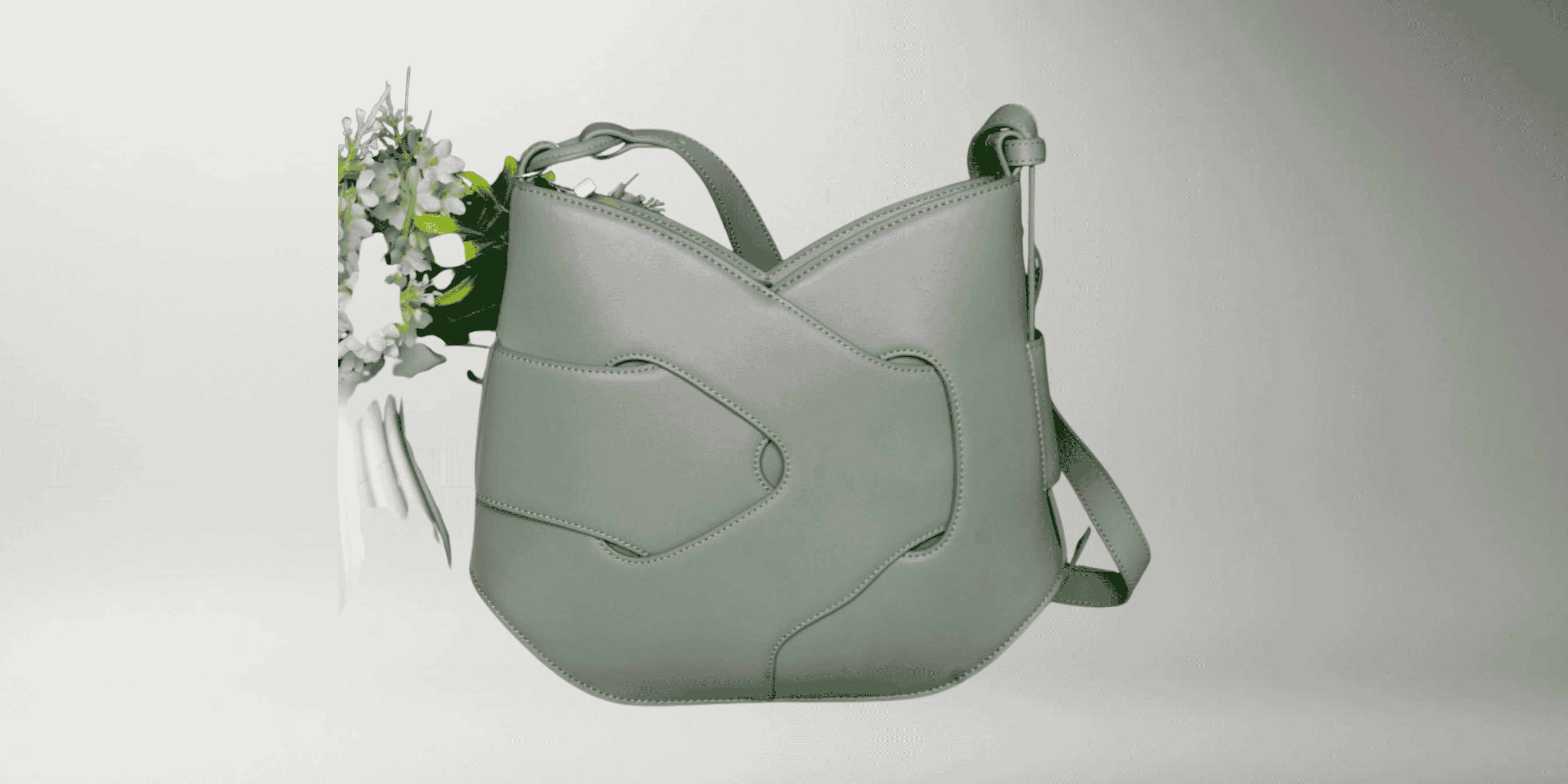 Leather Turkey Shoulder  Handbag