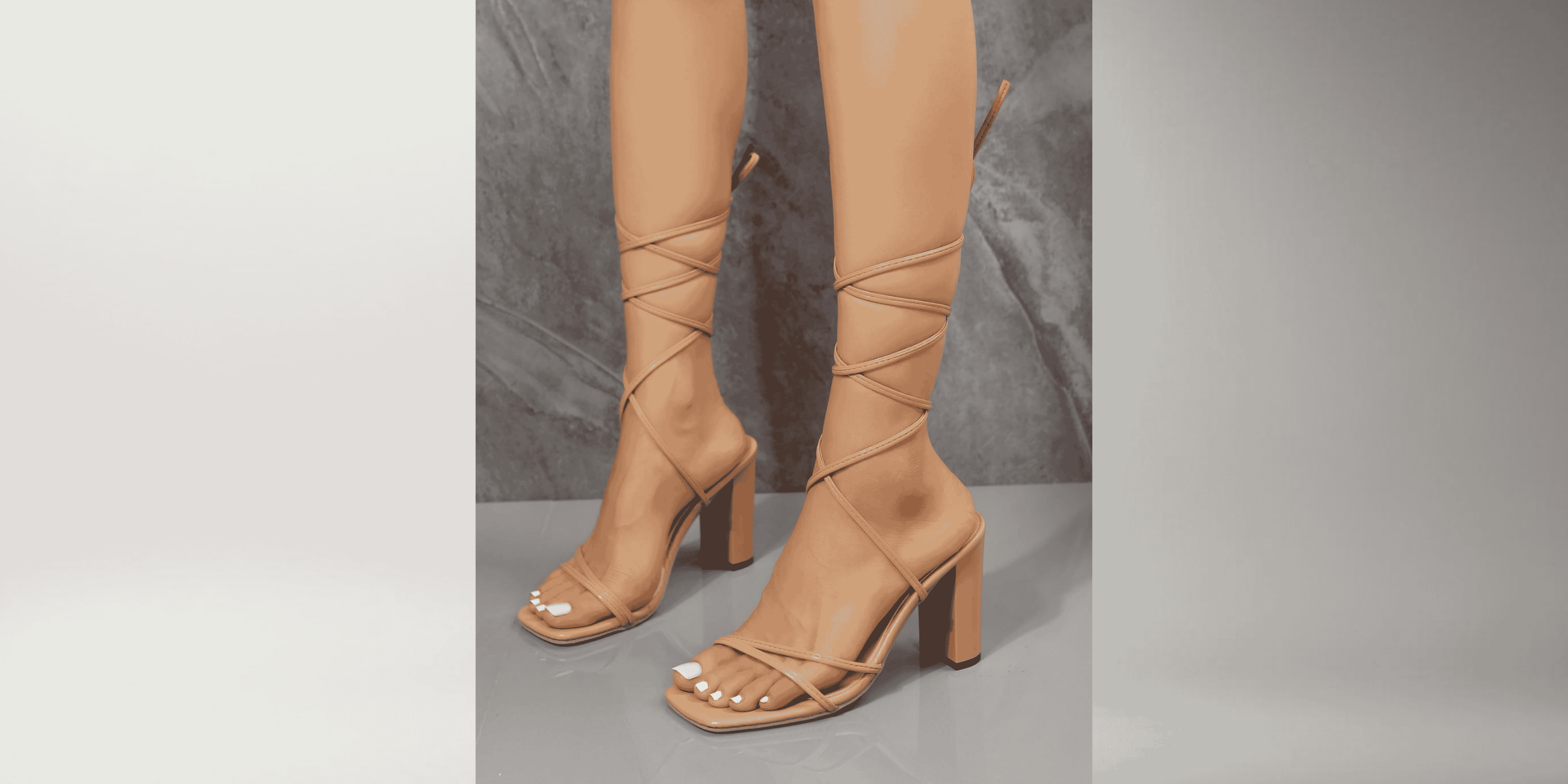 Gladiator Lace-Up Heels